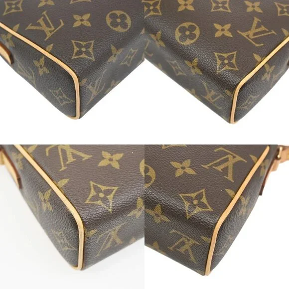 LOUIS VUITTON Recital Shoulder Hand Bag Monogram Leather Brown M51900 50ZA120 - Picture 13 of 15